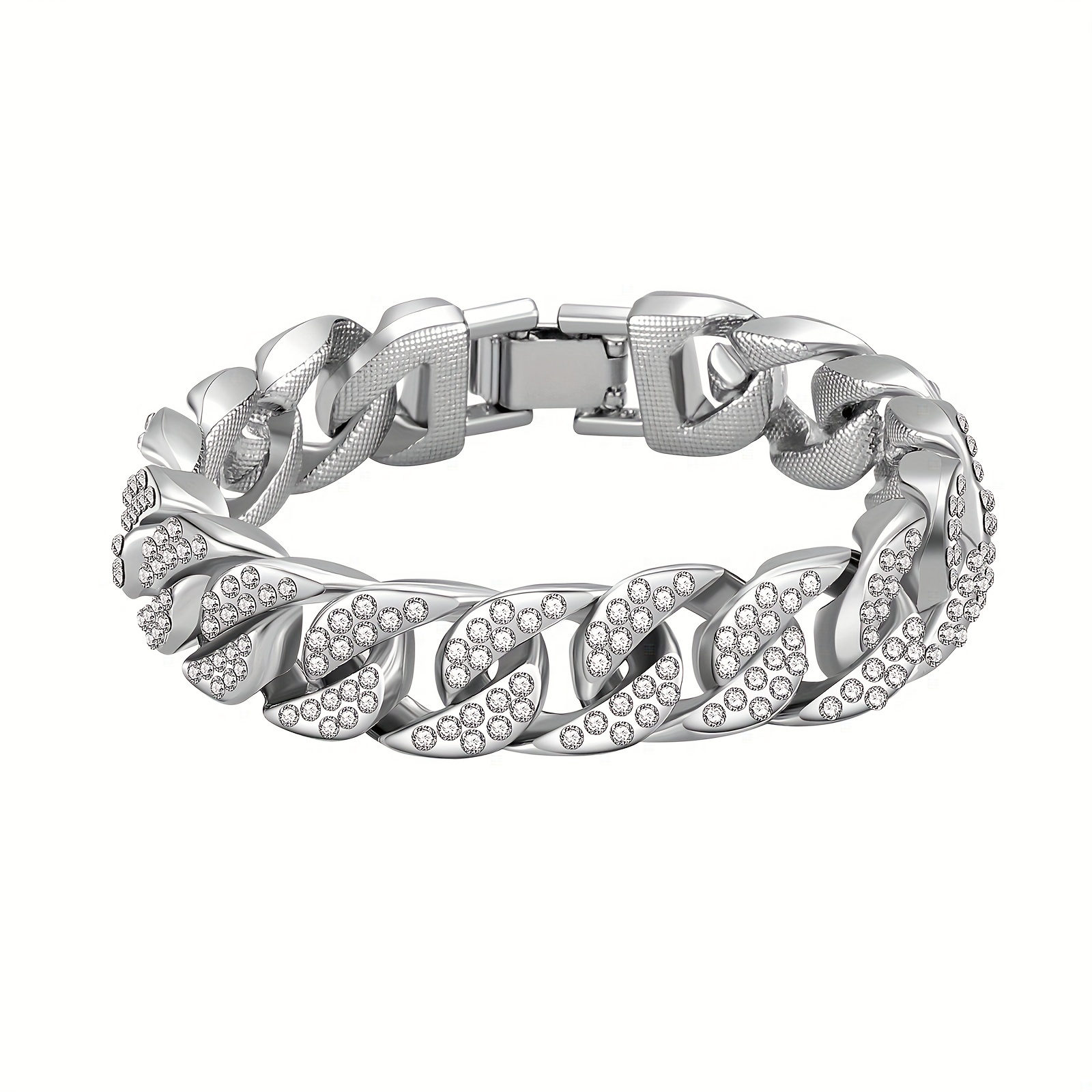 Silver Cuban Chain Necklace 10mm